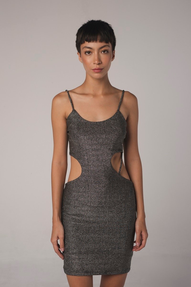 L312 Vestido lurex Alba Huapi