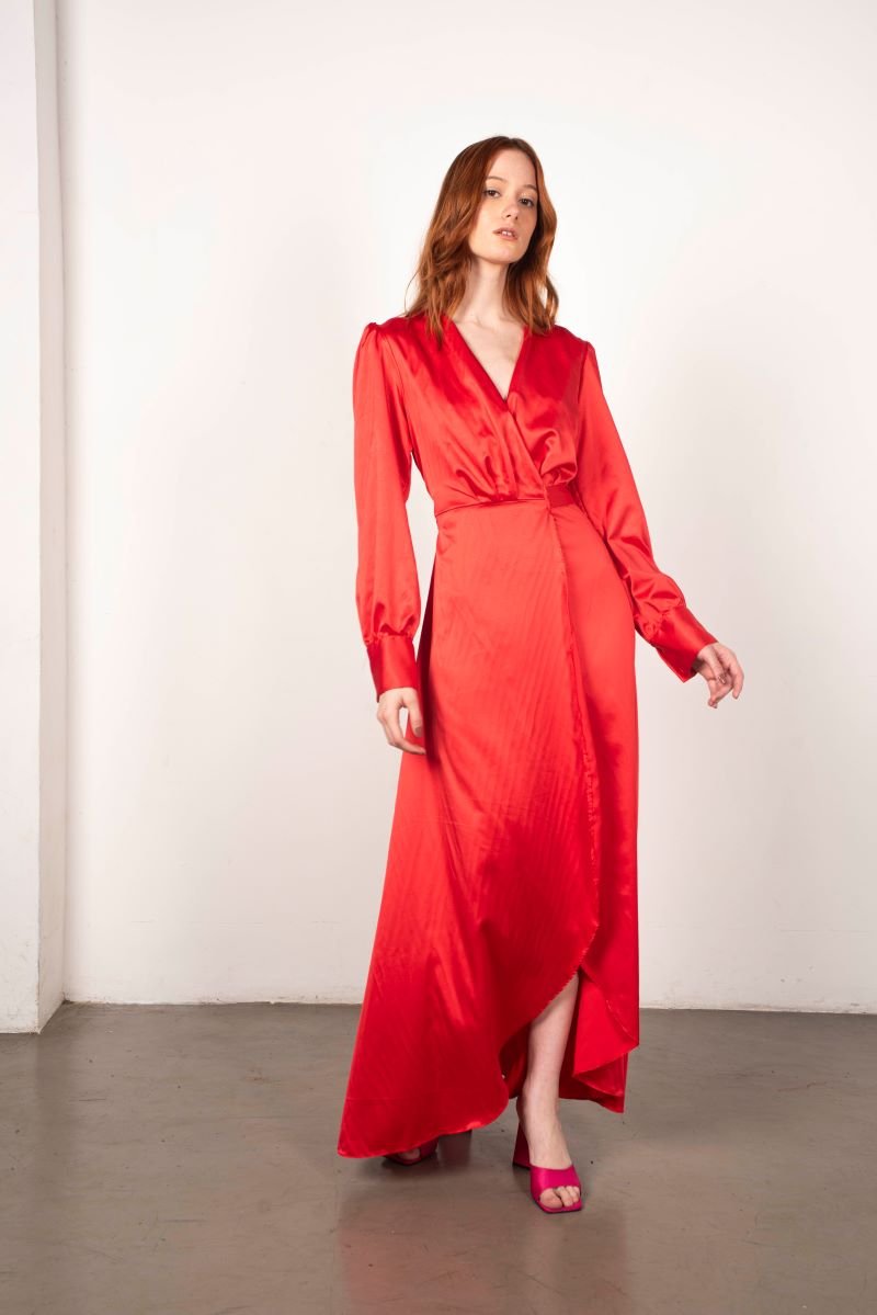 L410 Vestido largo sedita Madam