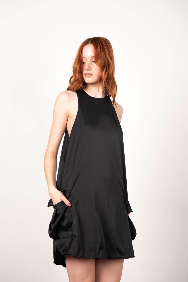 L415 VESTIDO SEDITA CON BOLSILLO