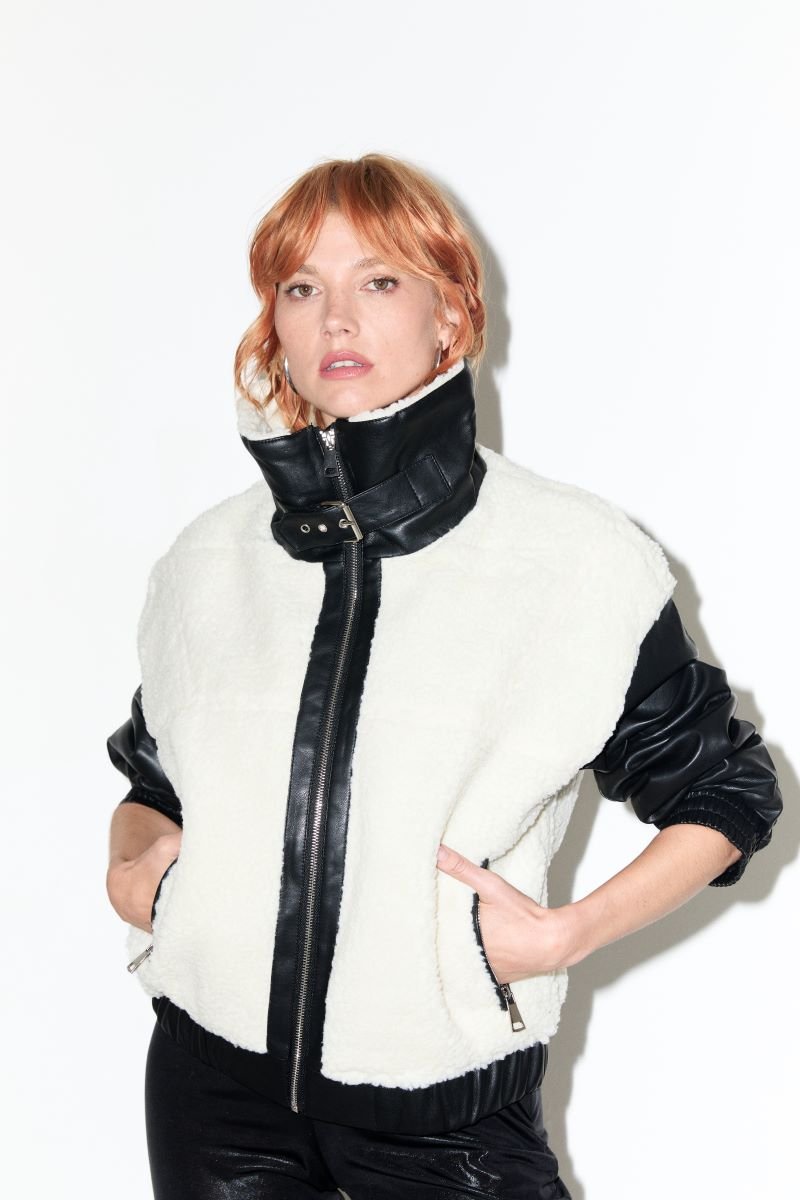 L504 Campera Cozy Sherpa Mykonos