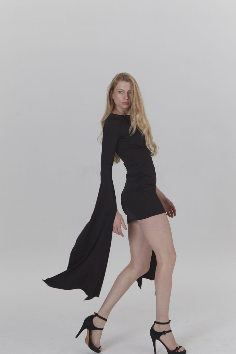 L546 Vestido tricot manga larga Cleopatra