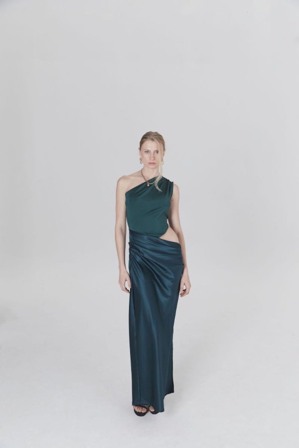 L548 Vestido largo Camelia combi